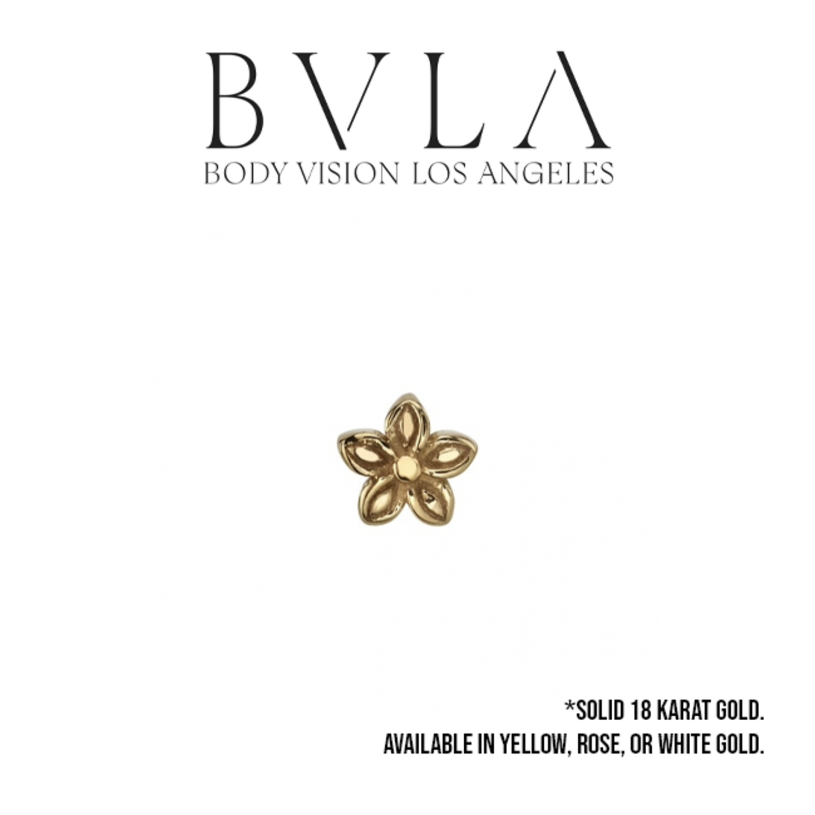 BVLA BVLA Hibiscus flower press fit end
