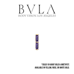 BVLA BVLA 16g 5.0x1.25mm "Rosalia" Threaded End with Amethyst