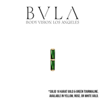 BVLA BVLA 5.0x1.25mm "Rosalia" Press-Fit End with Green Tourmaline