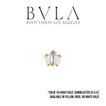 BVLA BVLA "Oceane 3" with Sandblasted CZ