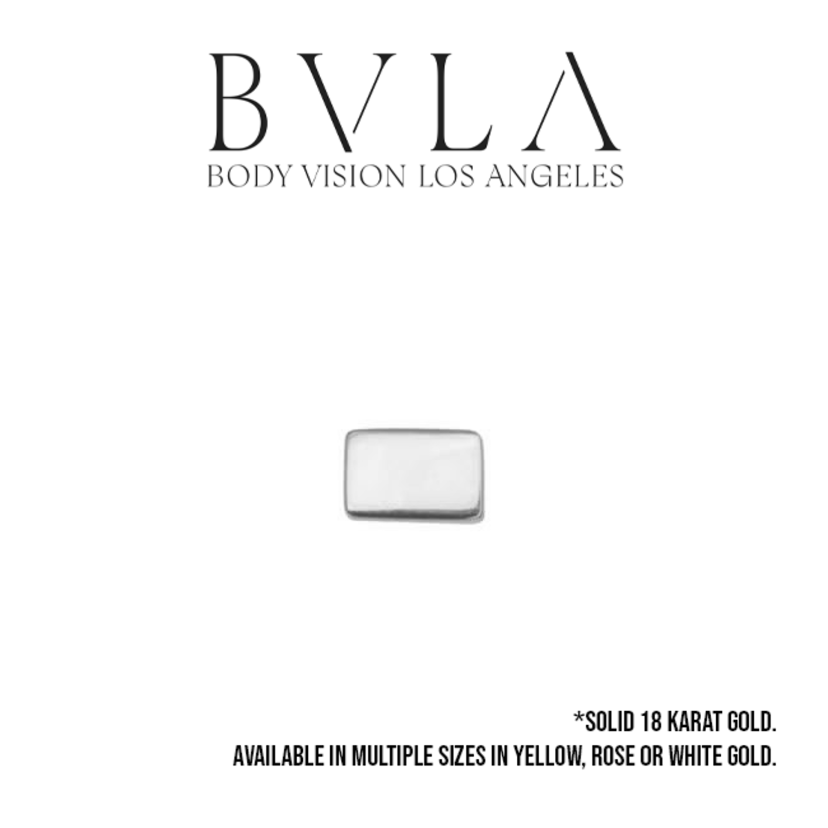 BVLA BVLA "Flat Rectangle" press-fit end