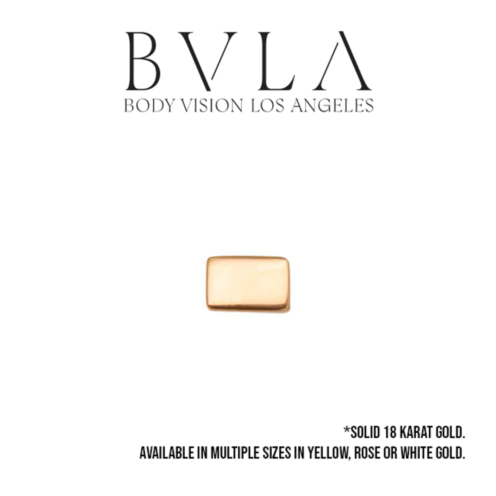 BVLA BVLA "Flat Rectangle" press-fit end