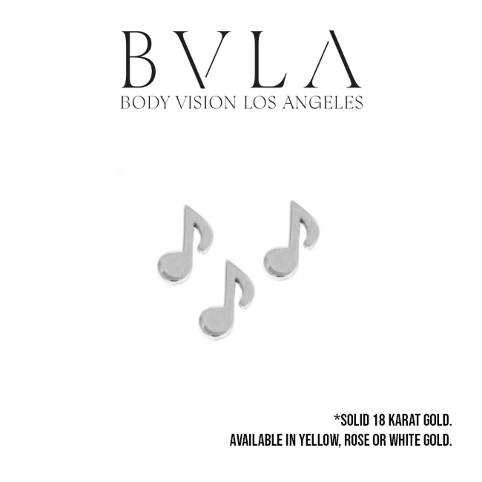 BVLA BVLA 7.0mm "Music Note" press-fit end