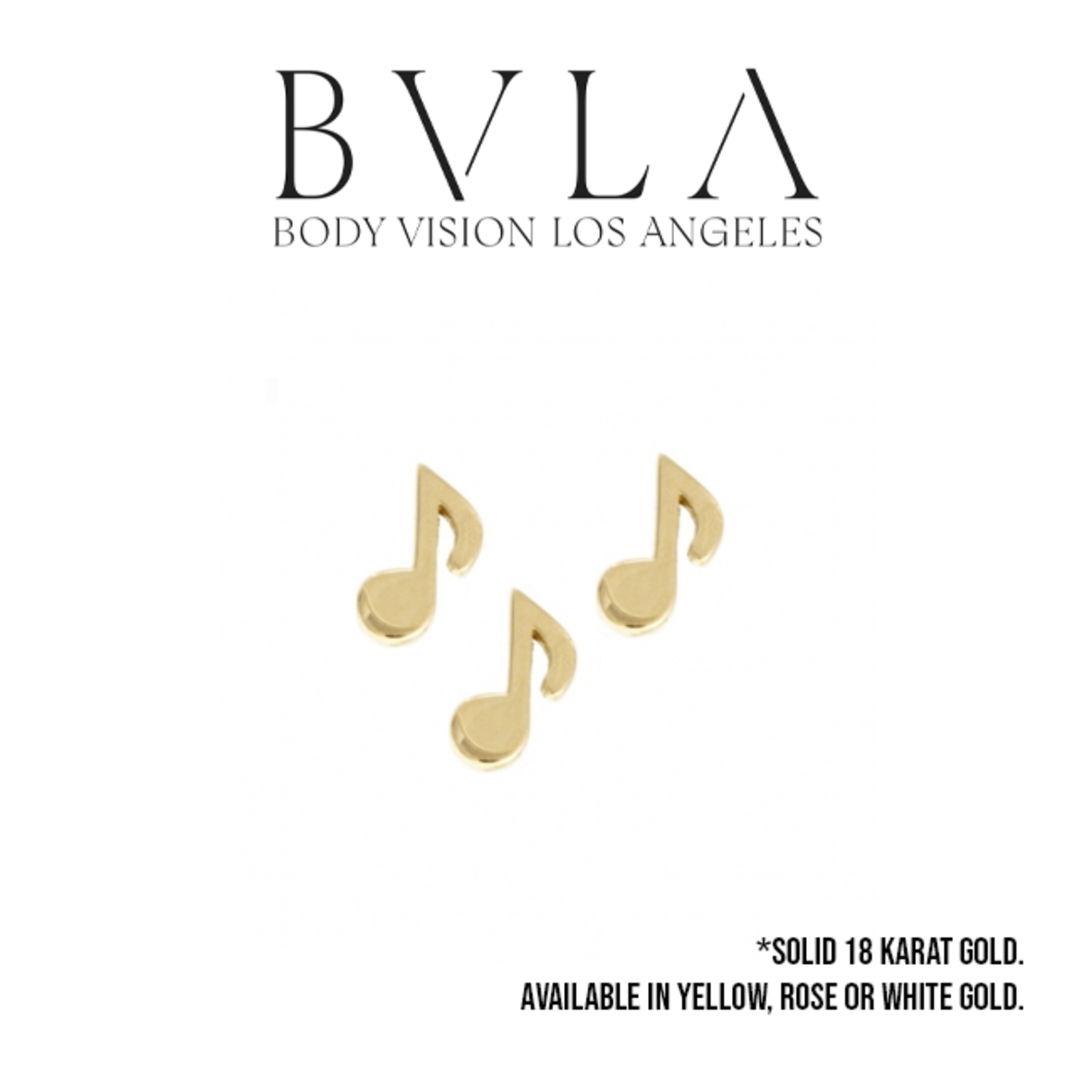 BVLA BVLA 7.0mm "Music Note" press-fit end