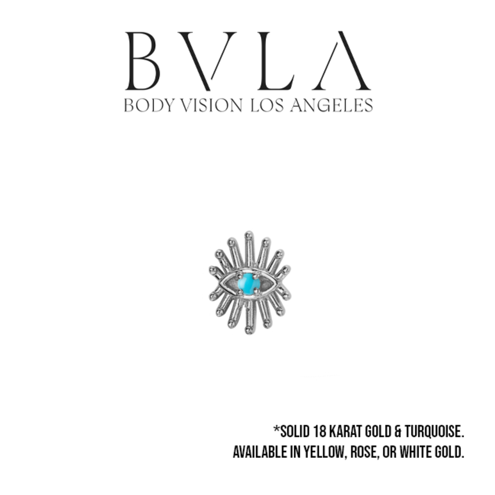BVLA BVLA 7.5x6 "Trixy" threaded end with 1.5 turquoise