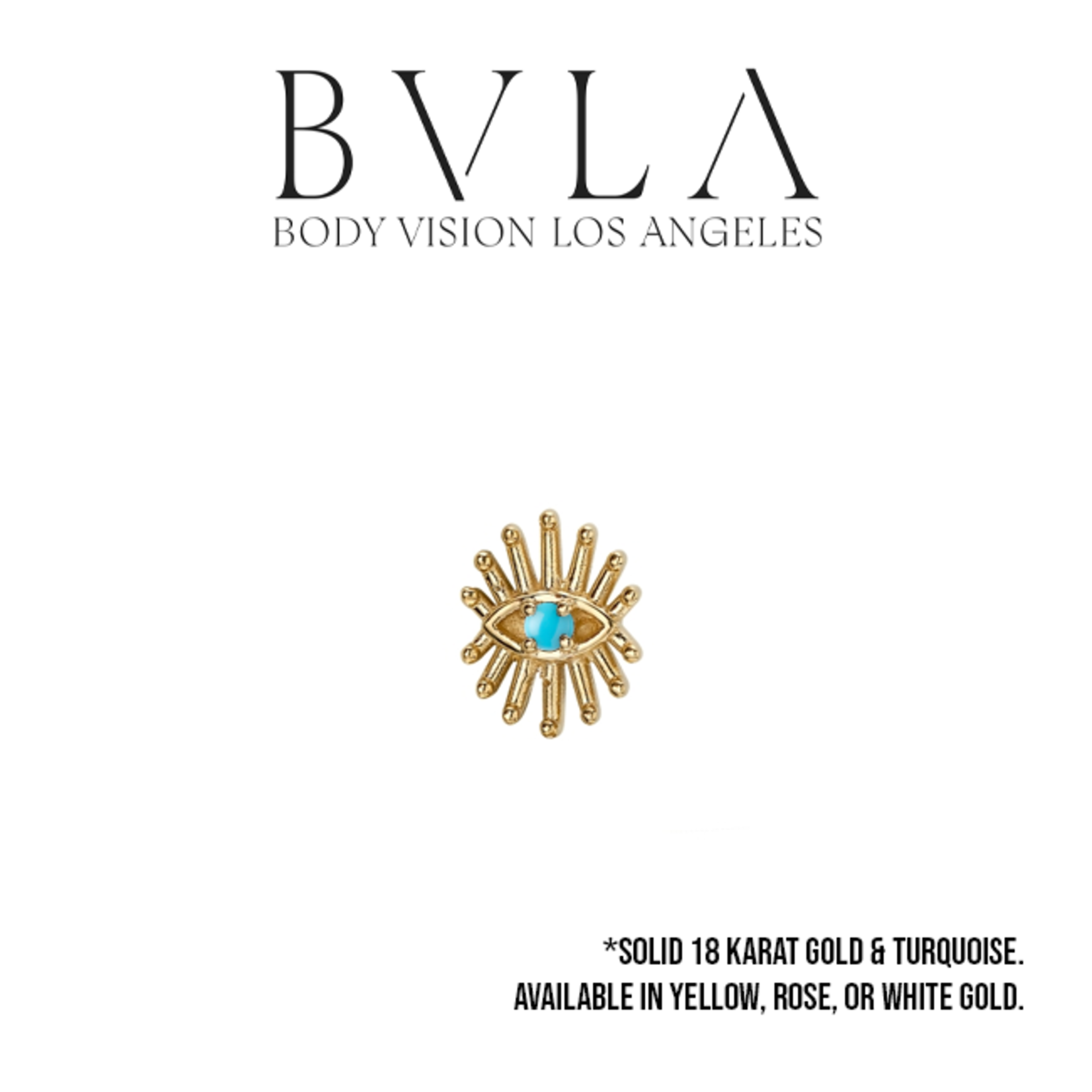 BVLA BVLA 7.5x6 "Trixy" threaded end with 1.5 turquoise