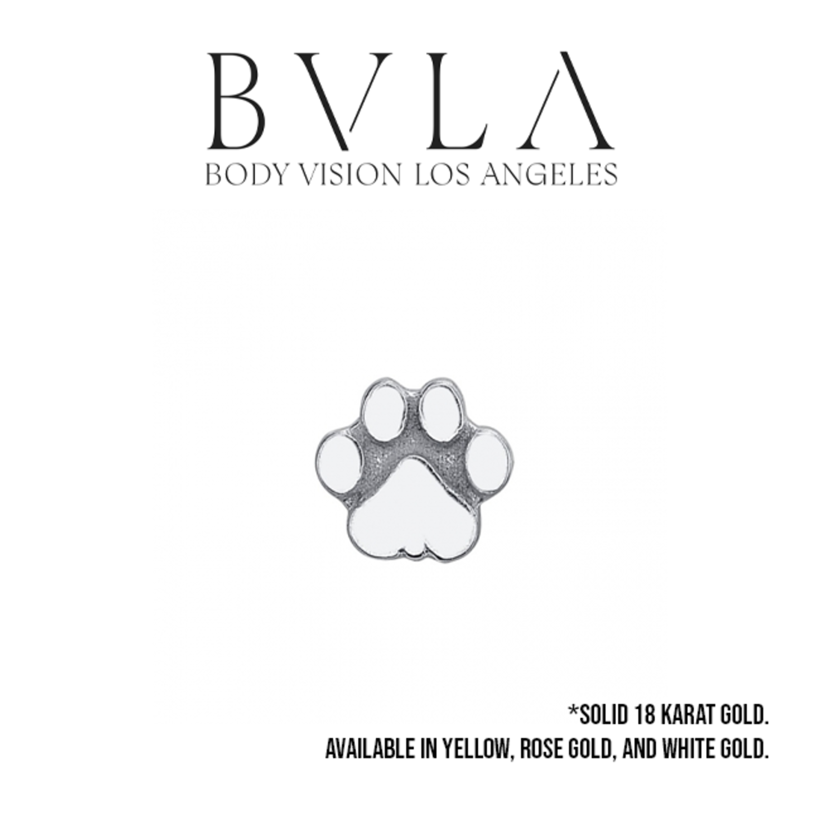 BVLA BVLA "Paw Print" press fit end