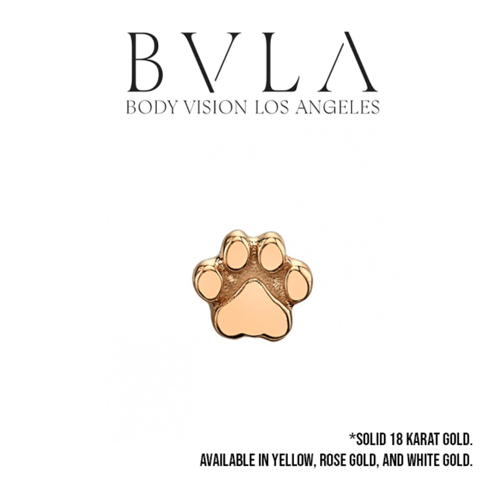 BVLA BVLA "Paw Print" press fit end