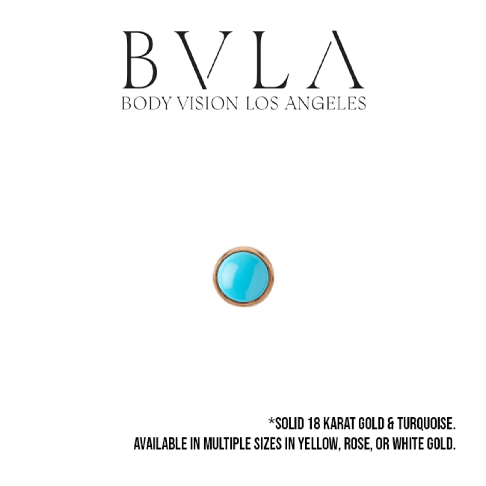 BVLA BVLA "Classic Cup" press fit end with Turquoise