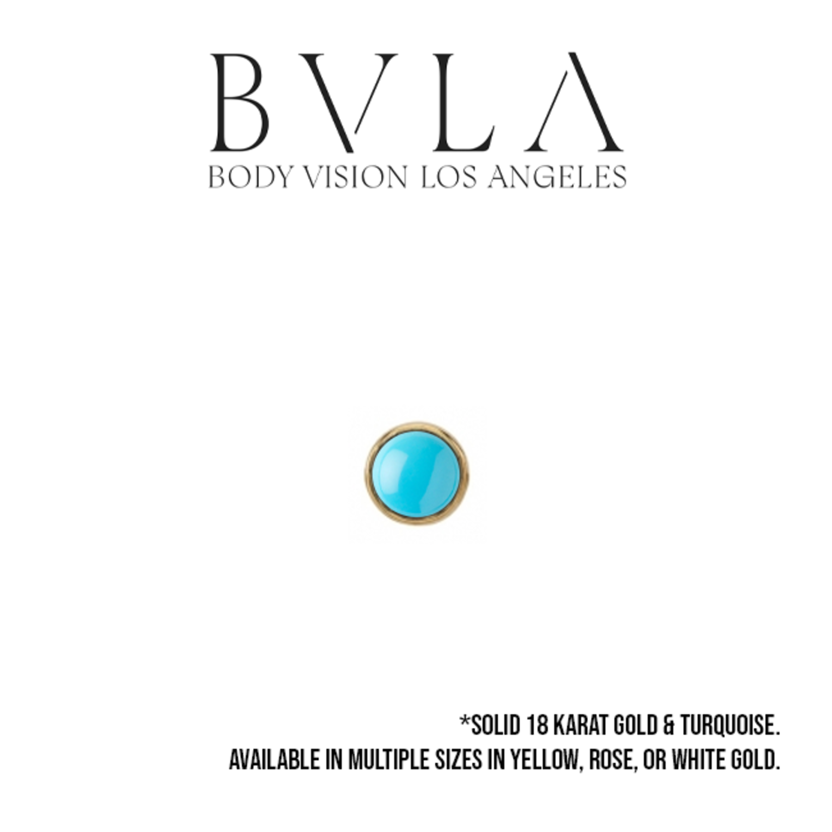 BVLA BVLA "Classic Cup" press fit end with Turquoise