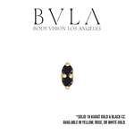 BVLA BVLA "Marquise Illusion" Press Fit End with Black CZ