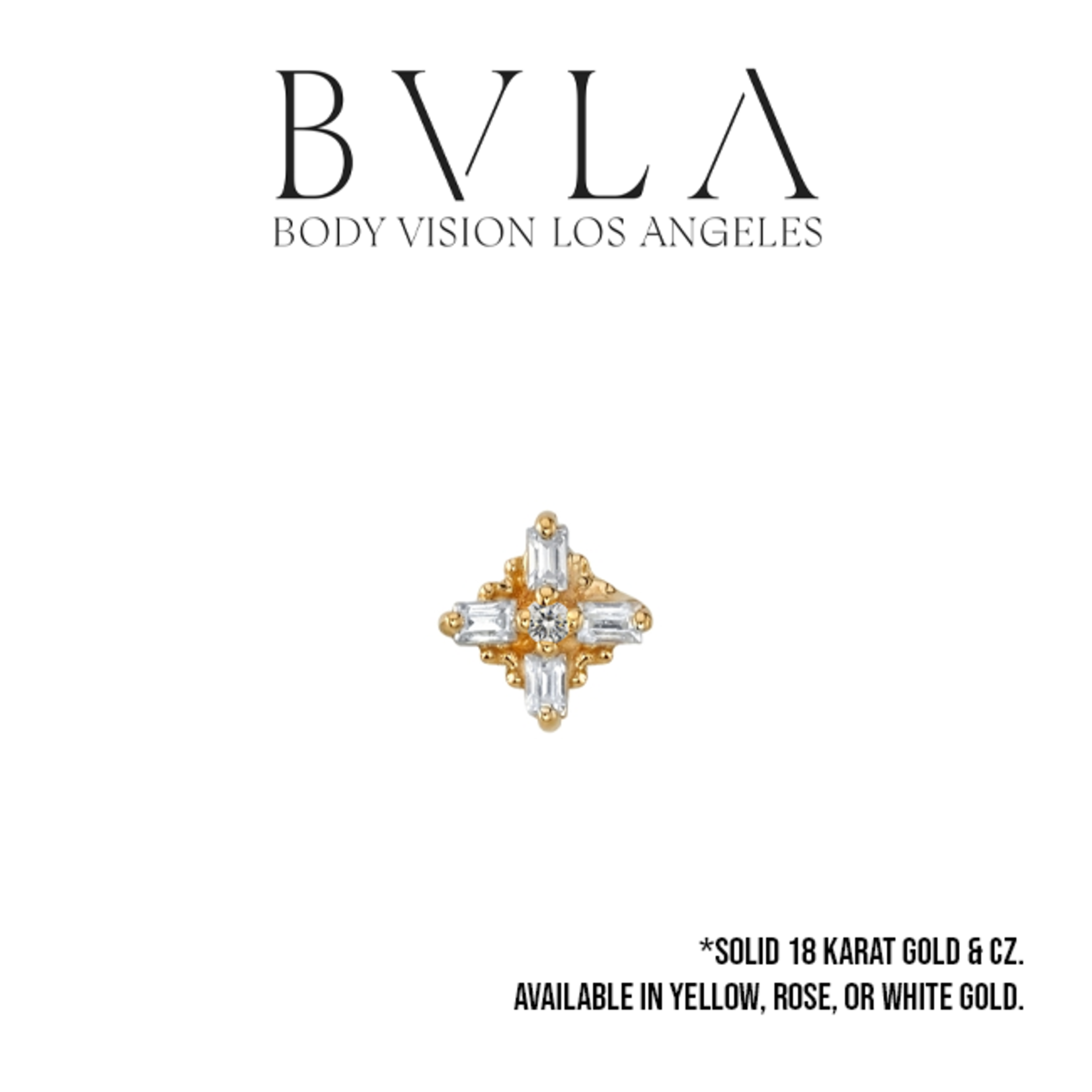 BVLA BVLA "Gaia" threaded end with CZ