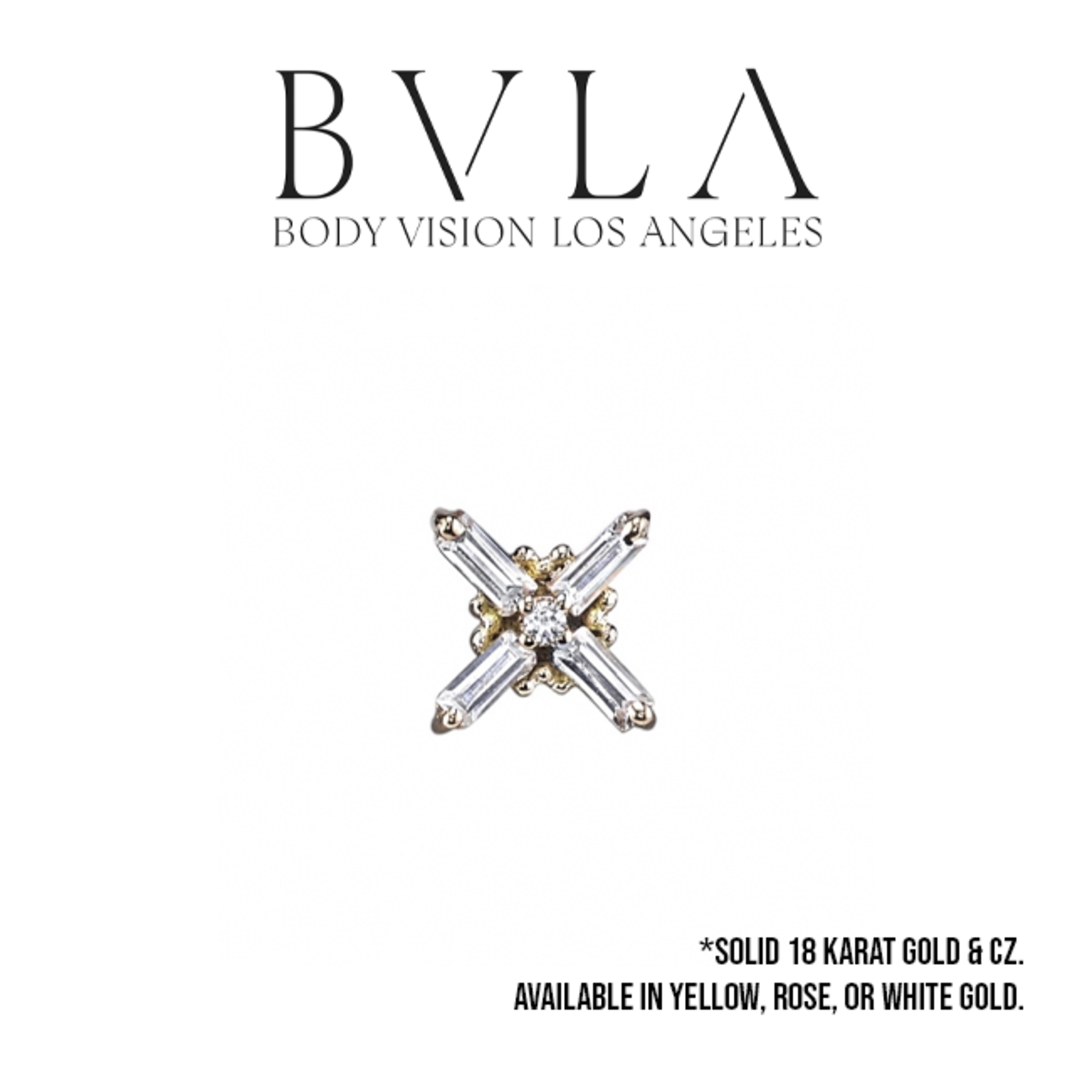 BVLA BVLA "Gaia" threaded end with CZ