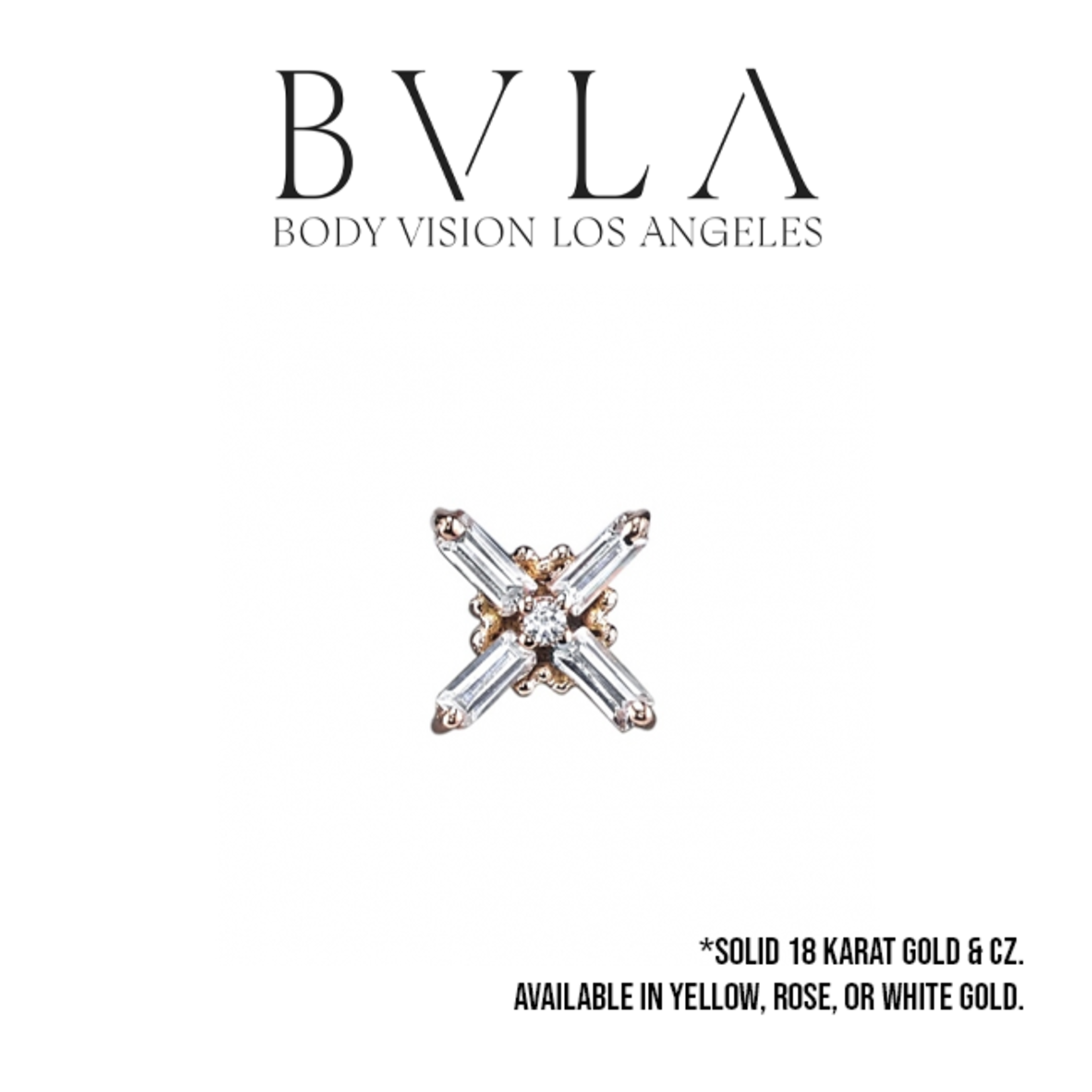 BVLA BVLA "Gaia" threaded end with CZ
