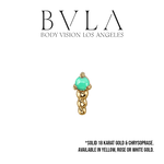BVLA BVLA "Glow Worm" with Chrysoprase