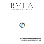 BVLA BVLA 14g "Classic Cup" Threaded End with Rainbow Moonstone