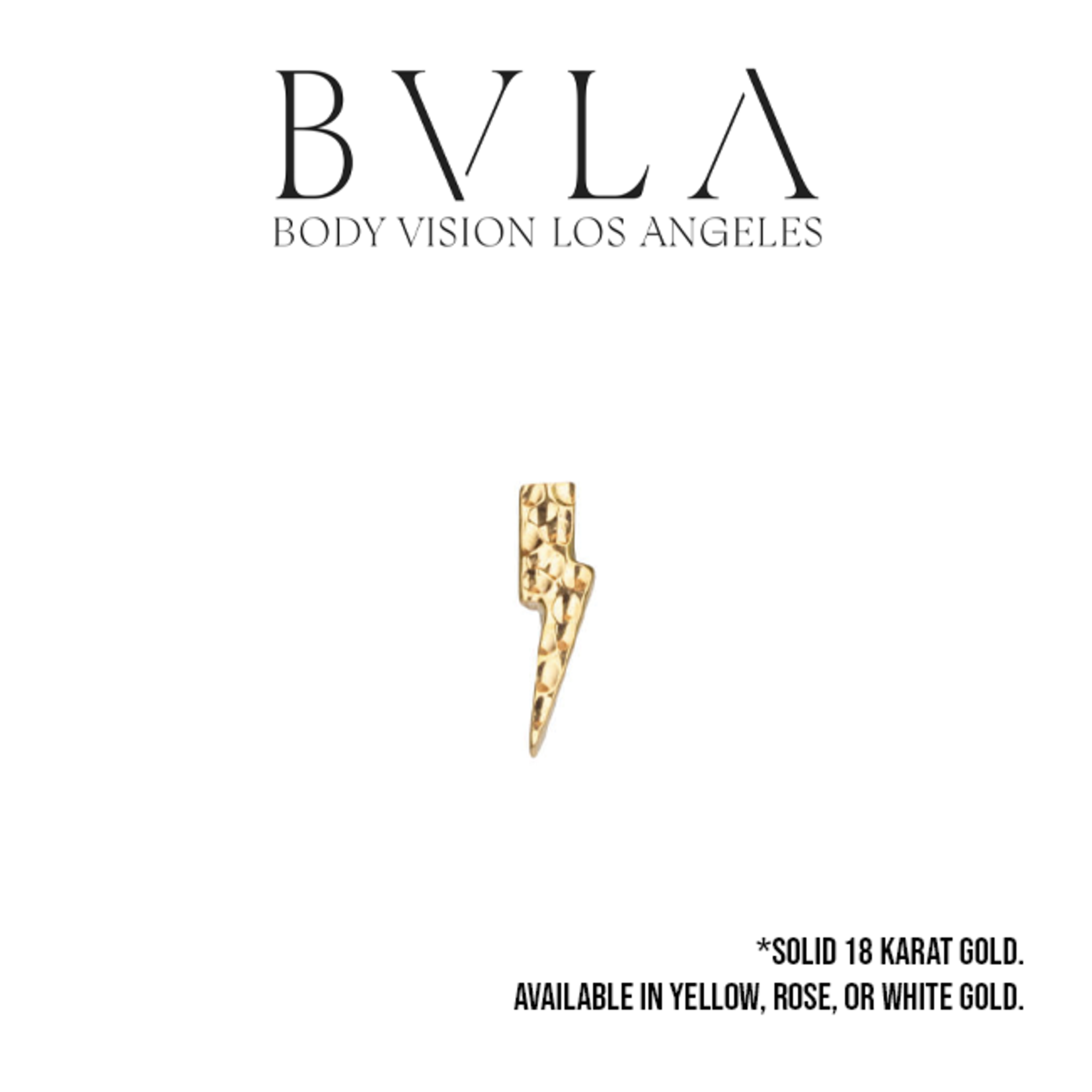 BVLA BVLA 6.0 hammered lightning bolt press fit end