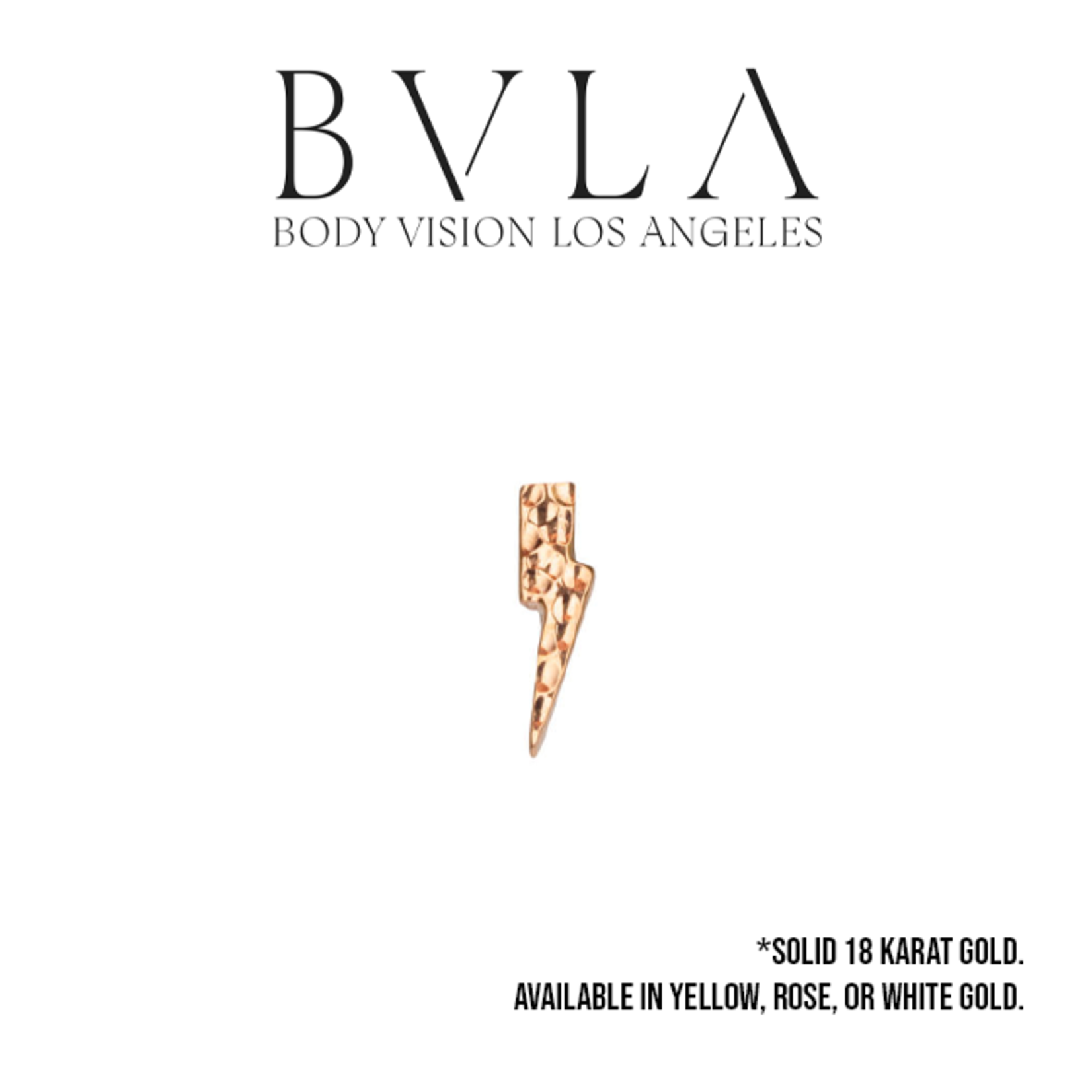 BVLA BVLA 6.0 hammered lightning bolt press fit end