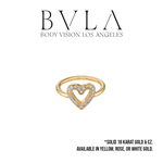 BVLA BVLA "Serafin" Seam Ring with CZ