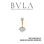 BVLA BVLA 16g "Oceane 5" Curve with CZ
