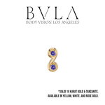 BVLA BVLA "Double Gem Swirl" with AA Tanzanite