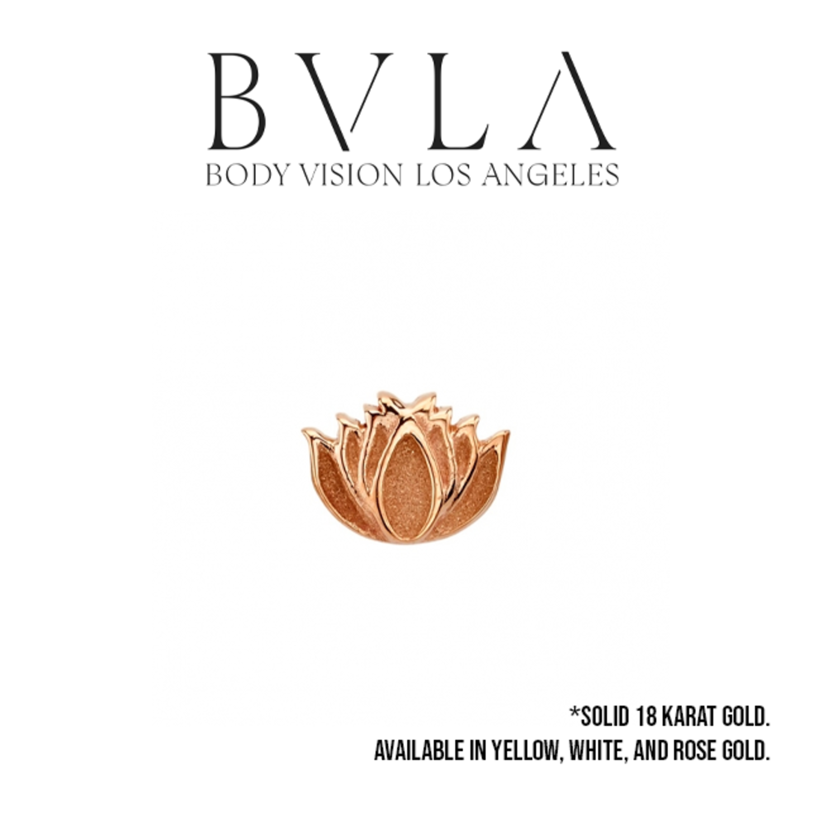 BVLA BVLA "Sandblasted Lotus" threaded end