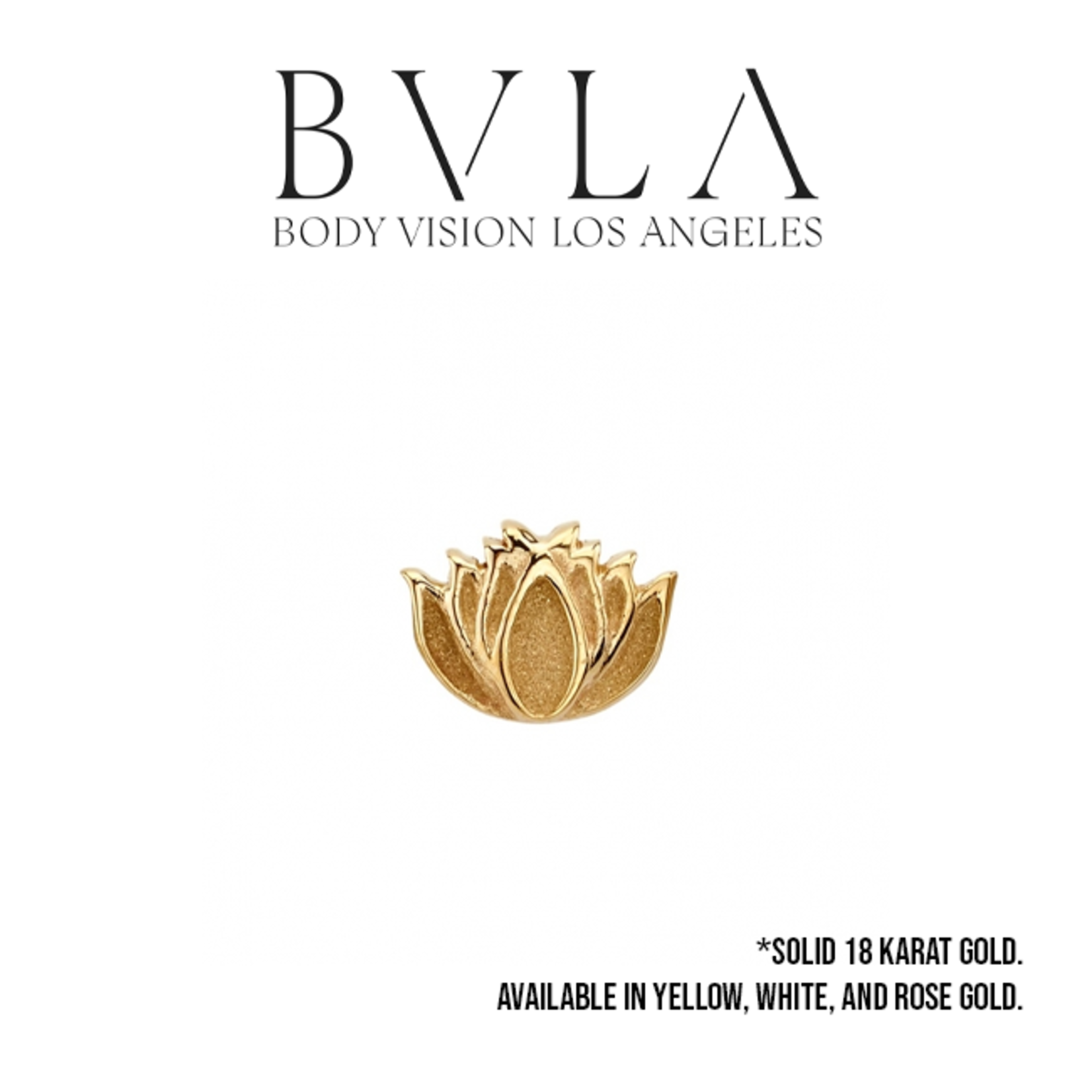 BVLA BVLA "Sandblasted Lotus" threaded end