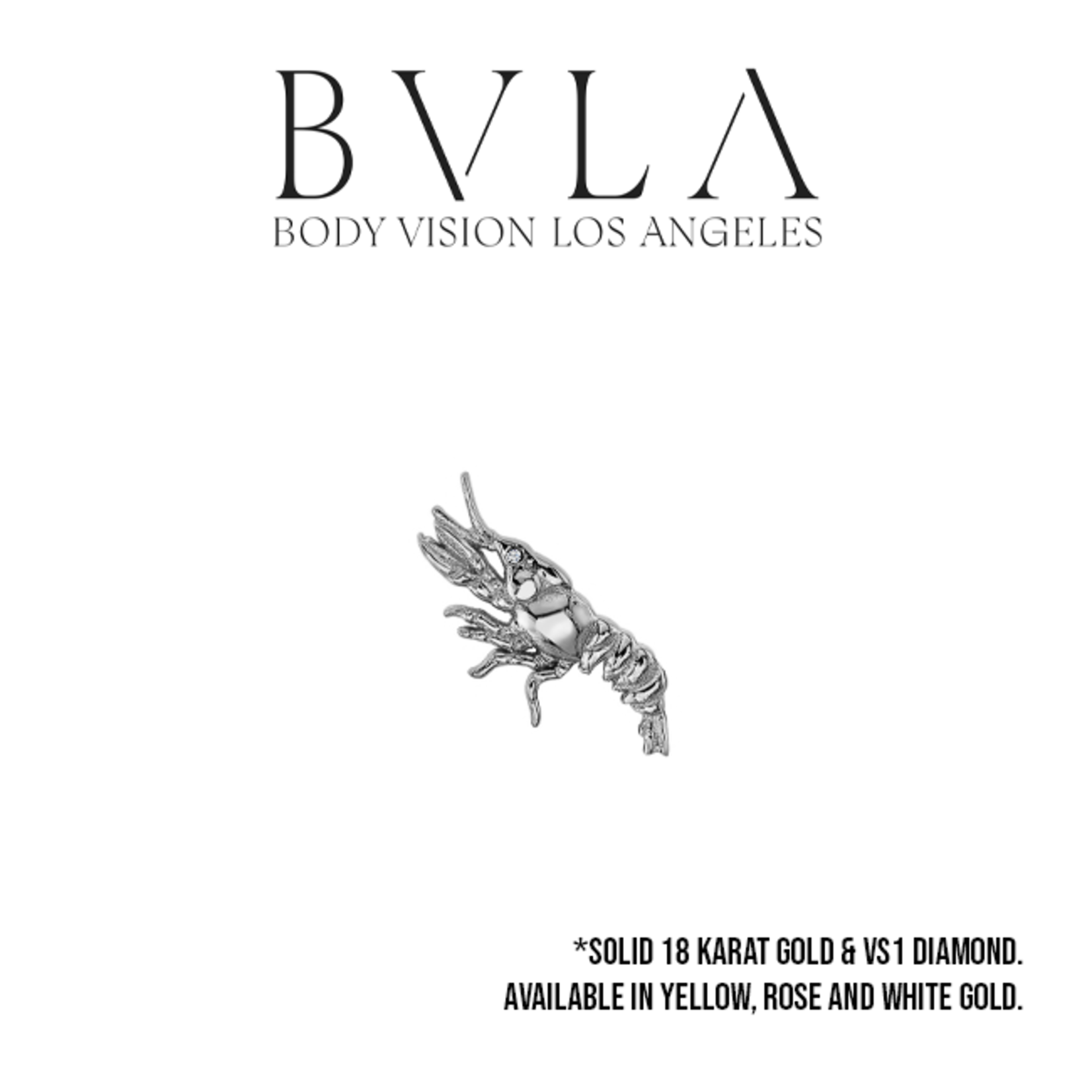 BVLA BVLA 14.0 "Crawdad" threaded end with 0.8 VS1 diamond