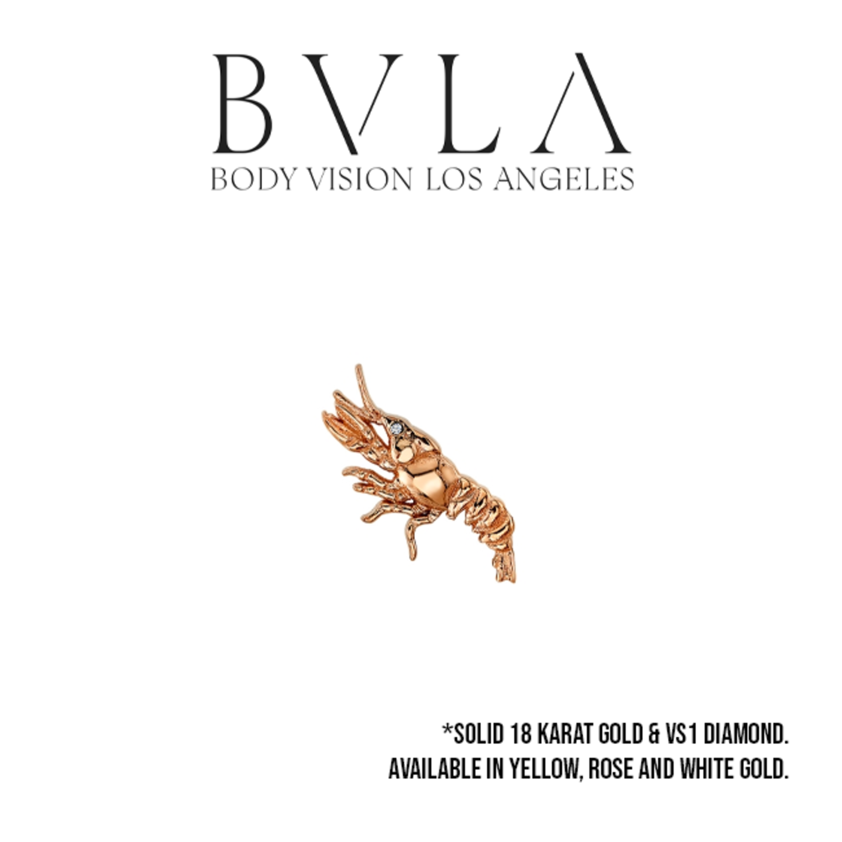 BVLA BVLA 14.0 "Crawdad" threaded end with 0.8 VS1 diamond