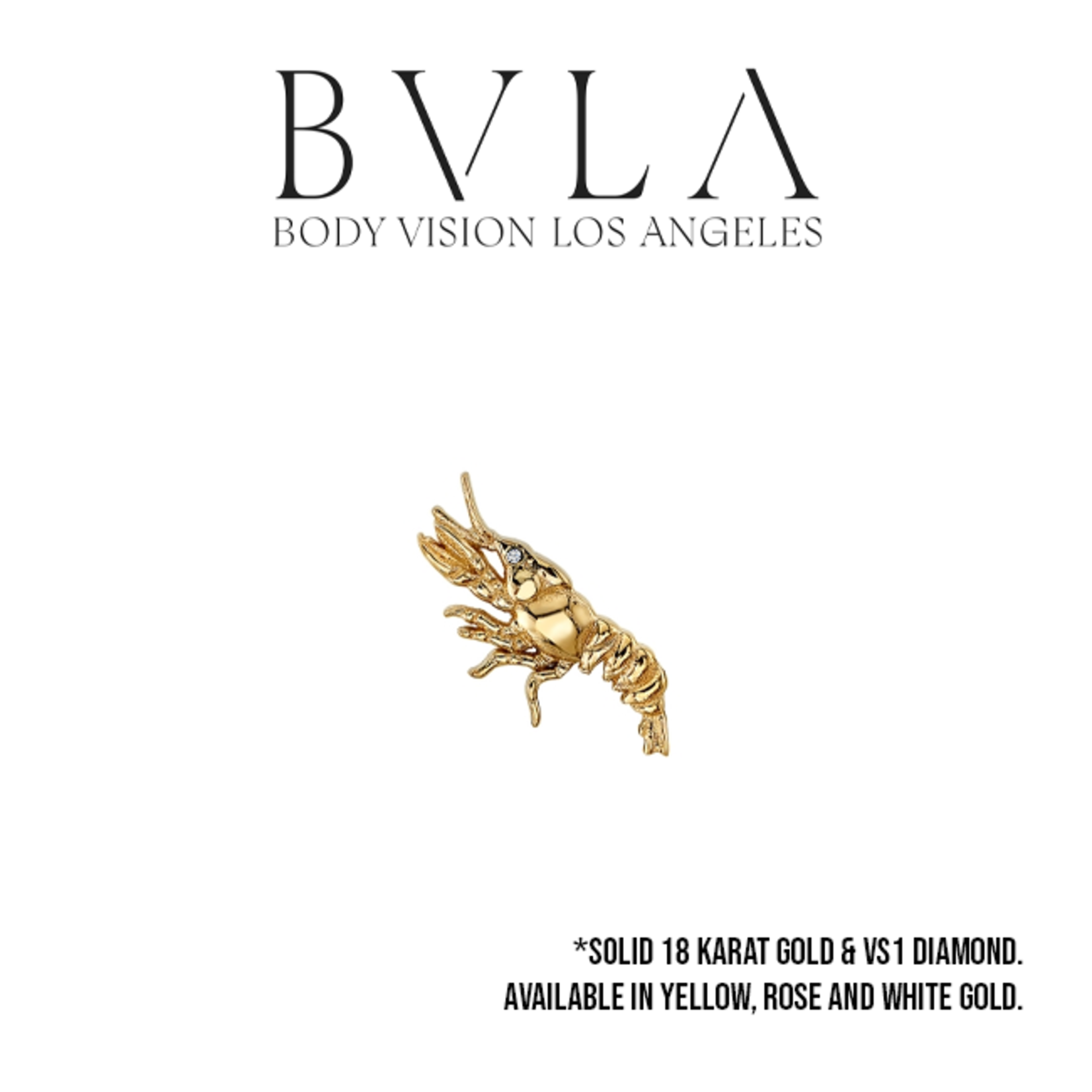 BVLA BVLA 14.0 "Crawdad" threaded end with 0.8 VS1 diamond