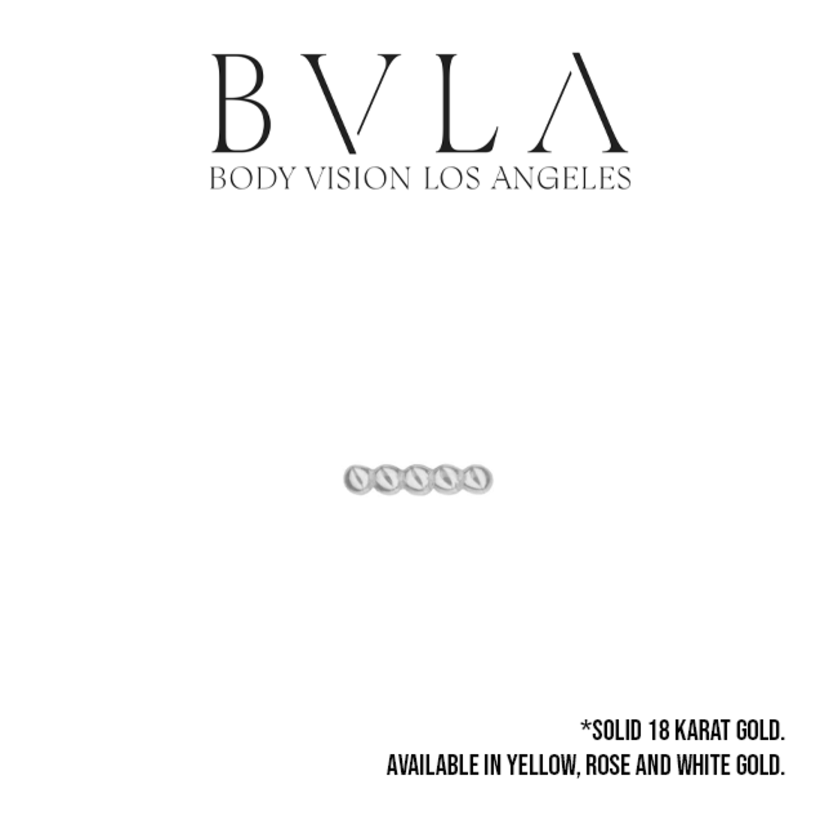 BVLA BVLA 5 1.25 bead linear cluster press fit end