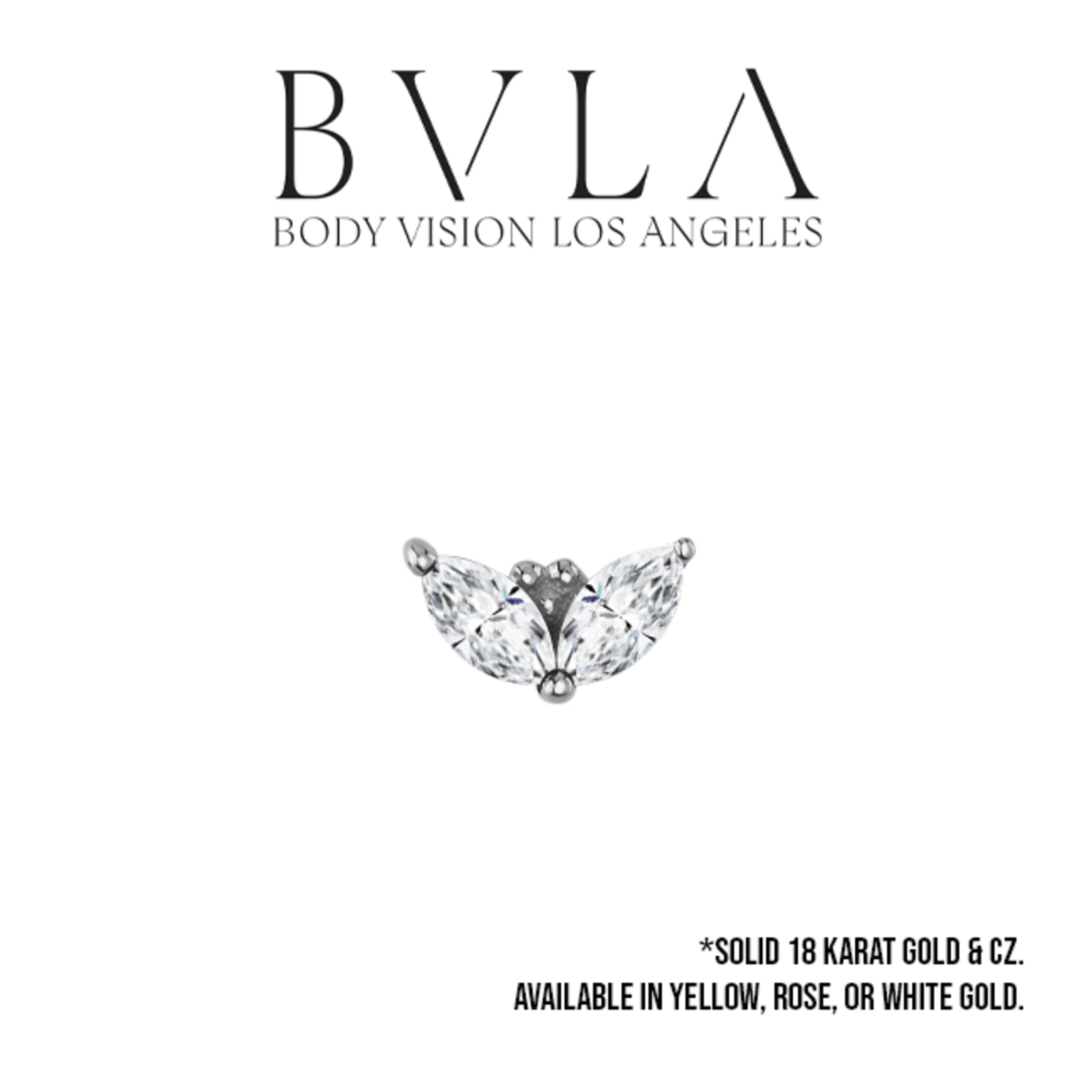 BVLA BVLA 4.0 "Petals" press-fit end with 2x 3x1.5 CZ