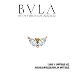 BVLA BVLA 4.0 "Petals" Press-Fit End with CZ