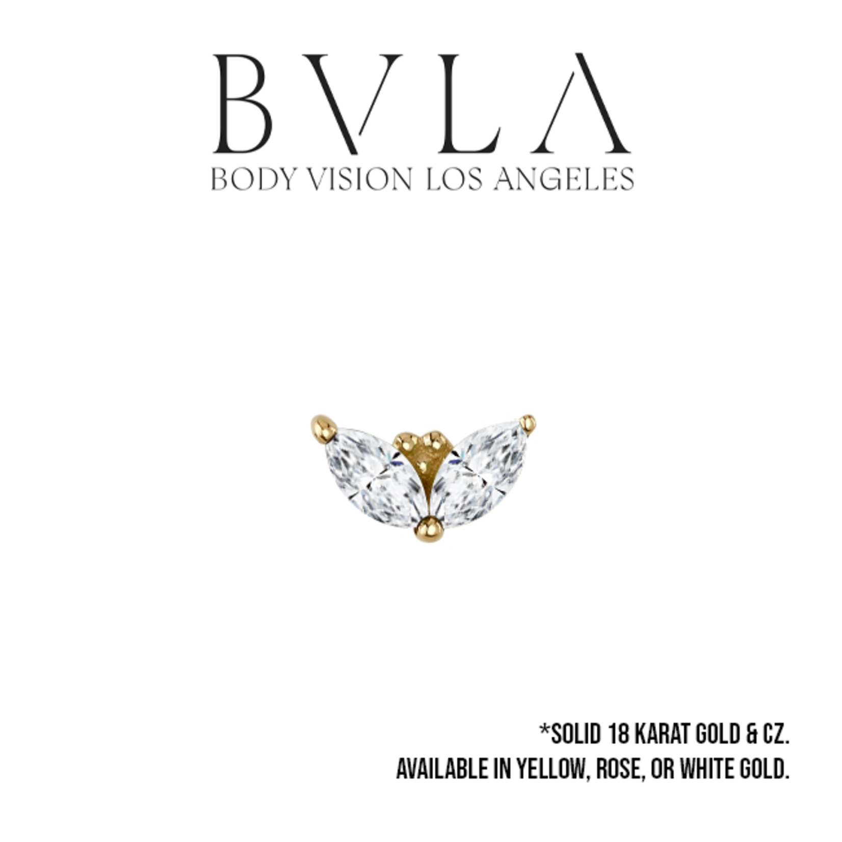 BVLA BVLA 4.0 "Petals" press-fit end with 2x 3x1.5 CZ