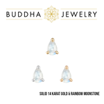 Buddha Jewelry Organics Buddha Jewelry Organics Rainbow Moonstone Pear