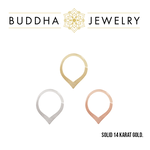 Buddha Jewelry Organics Buddha Jewelry Organics 16g "Rise Sandblast" Seam Ring