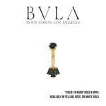 BVLA BVLA 16g "Oceane 3" Curved Barbell with Onyx