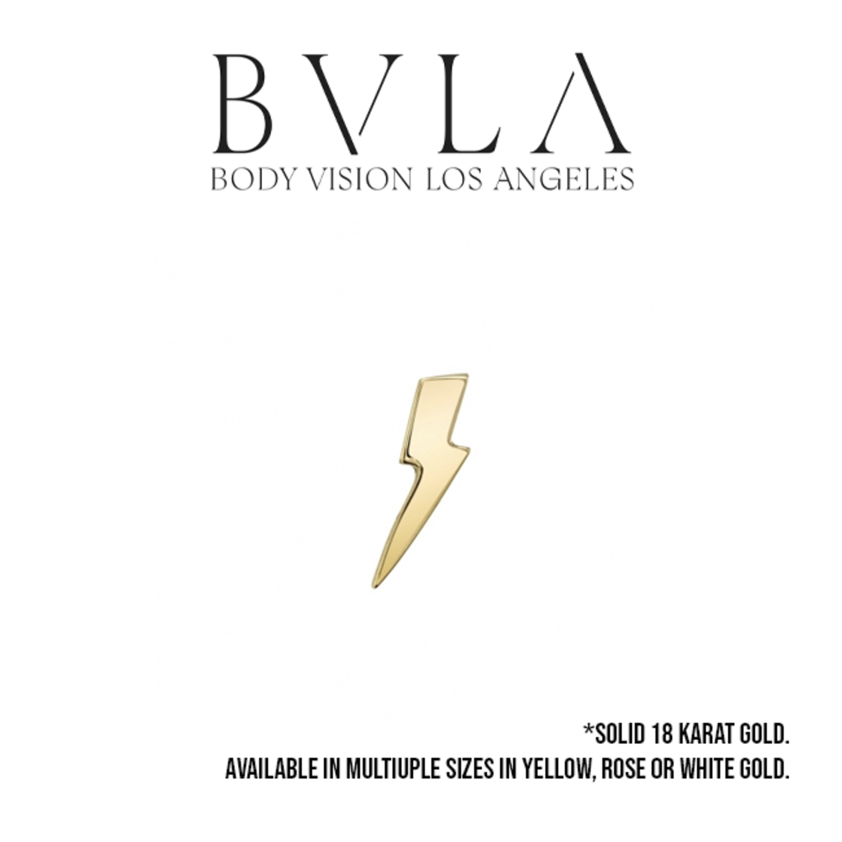 BVLA BVLA "Flat Lightning Bolt" press-fit end