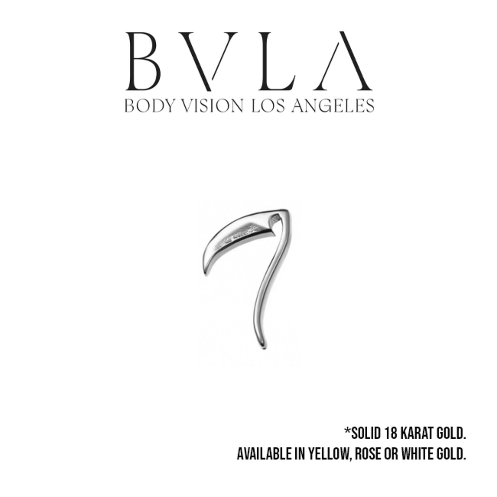 BVLA BVLA 12.5 "Death Bringer Scythe" threaded end with sandblasted blade edge