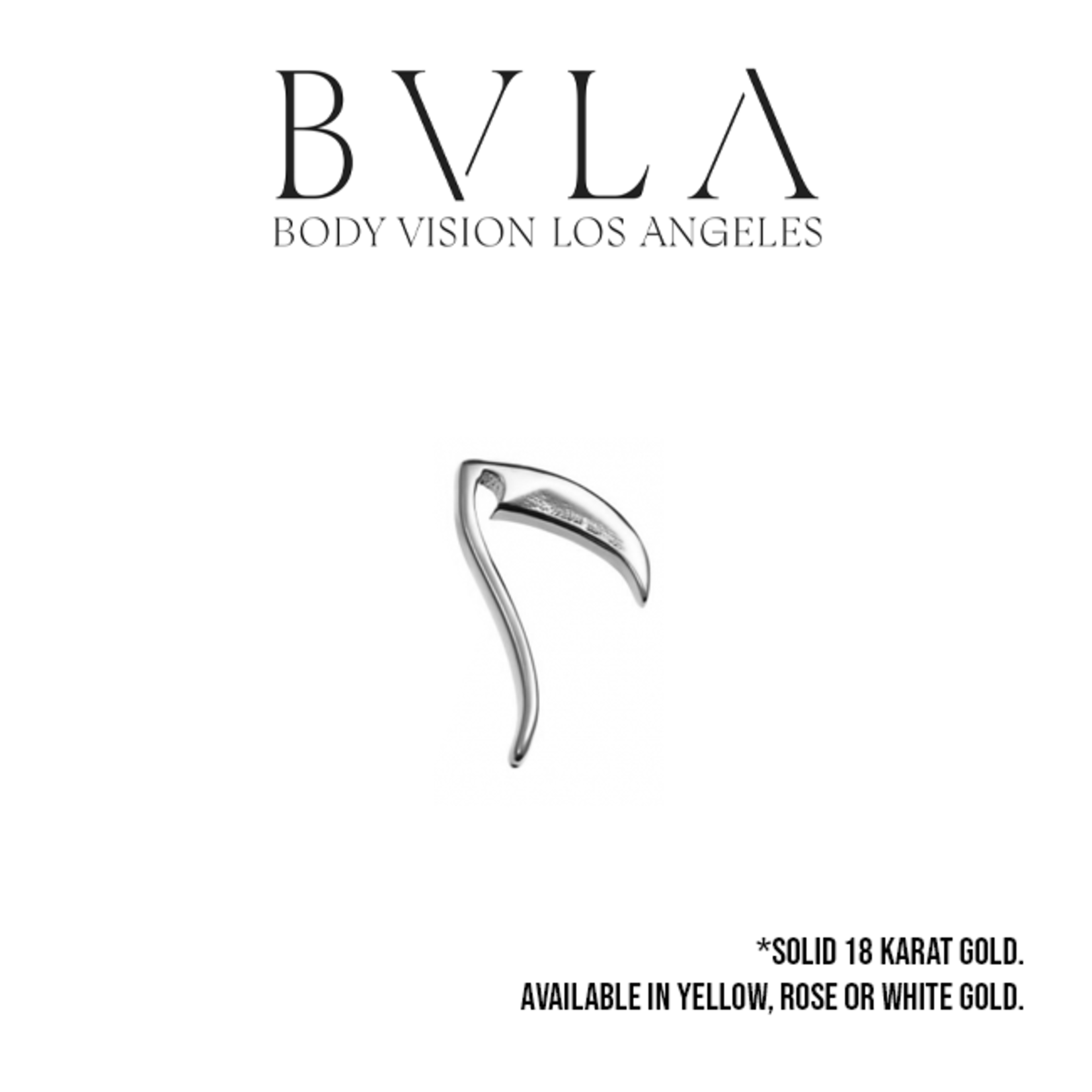 BVLA BVLA 12.5 "Death Bringer Scythe" threaded end with sandblasted blade edge