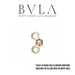 BVLA BVLA 7.0mm "Honeycomb" Press-Fit End with 2.0mm Oregon Sunstone