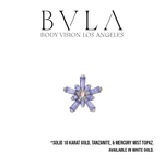 BVLA BVLA "MiniNova" with Tanzanite Baguettes and Mercury Mist Topaz