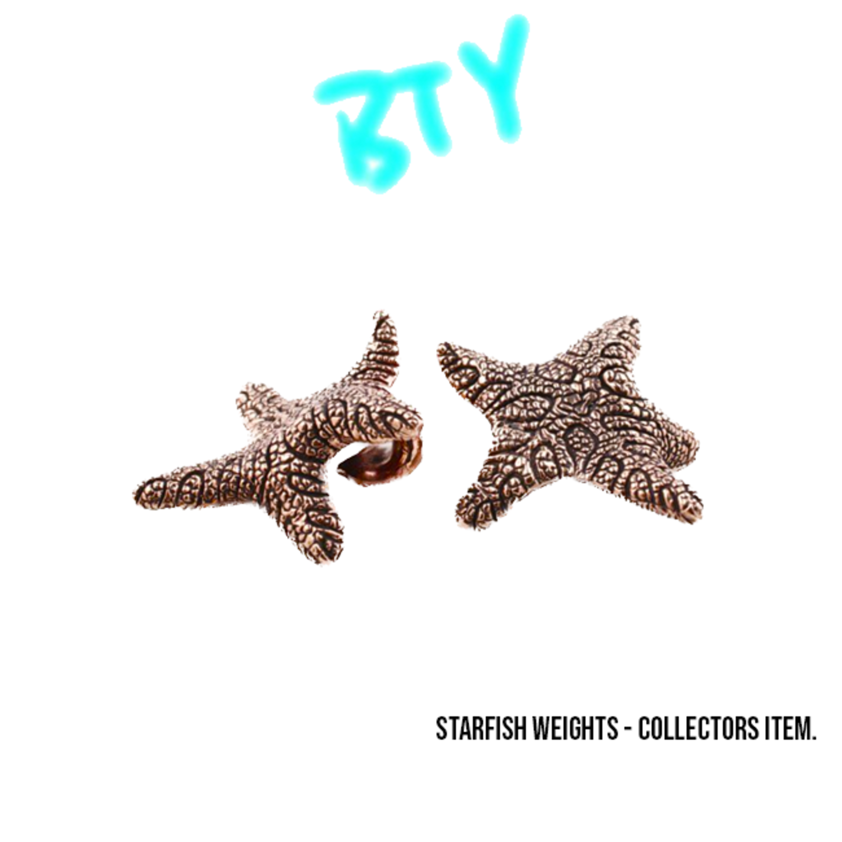 Blessing to you! brass Starfish Weights