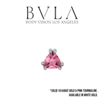 BVLA BVLA "Tanti" Press-Fit End with Pink Tourmaline Trillion