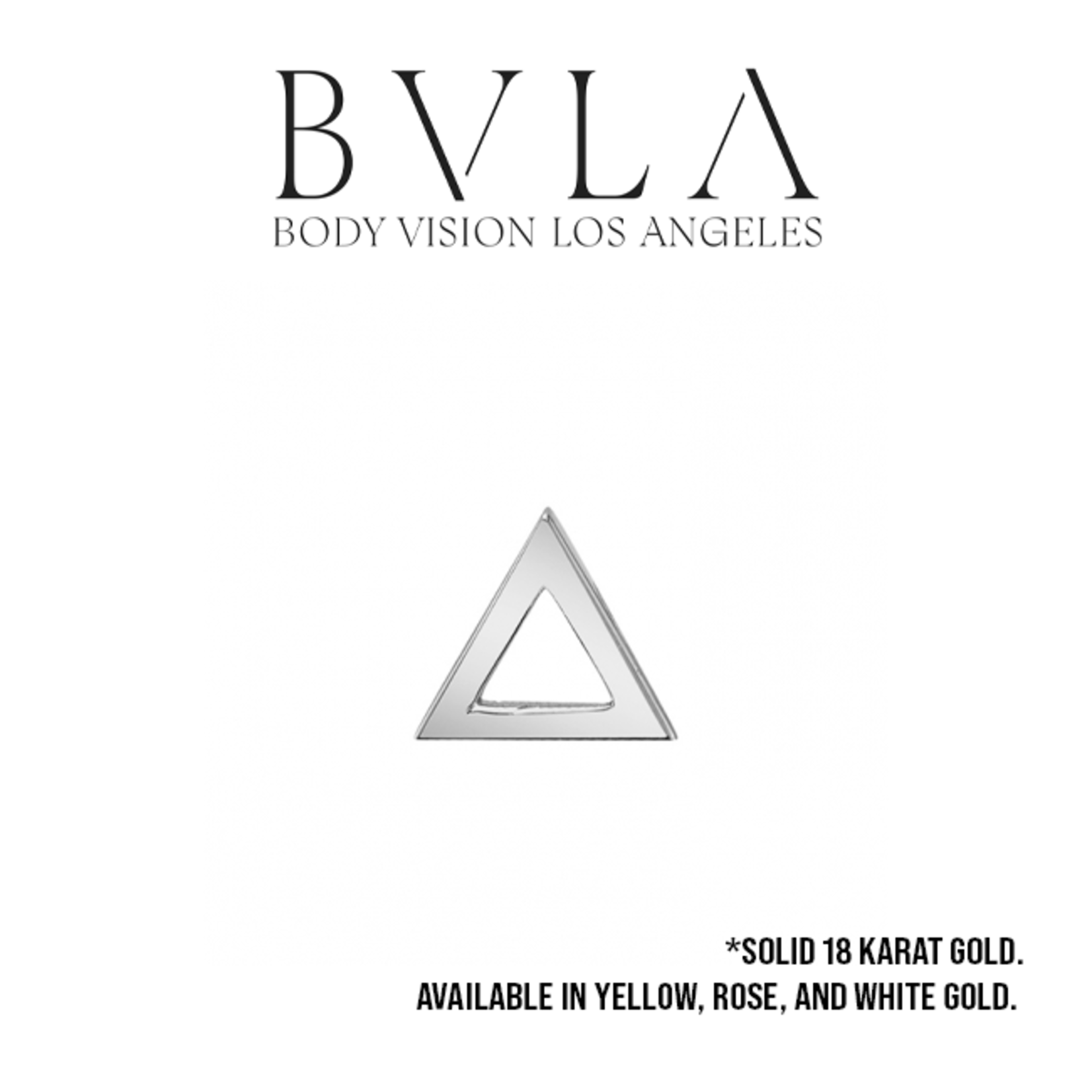 BVLA BVLA 6.0mm "Open Triangle" press-fit end