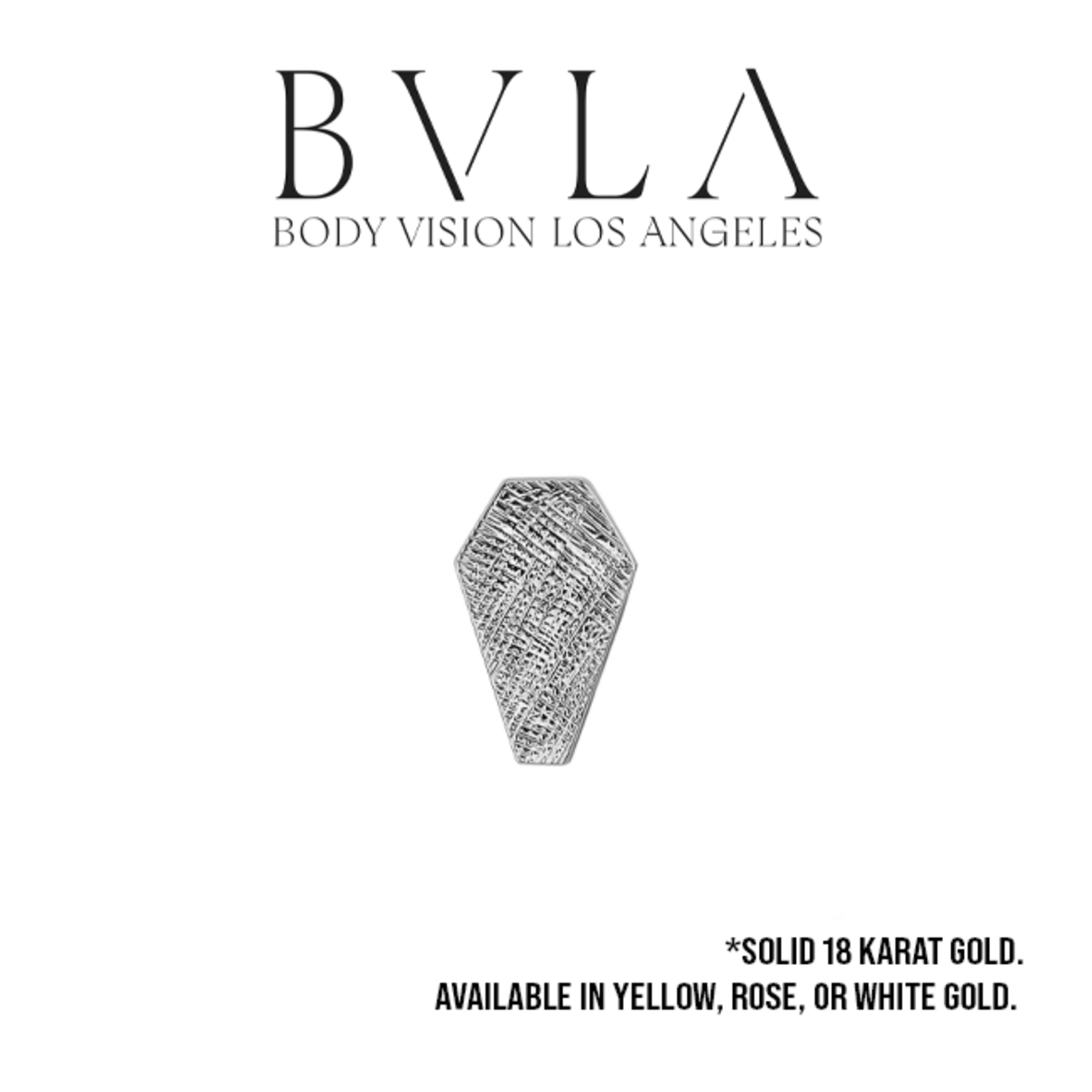 BVLA BVLA 6x4 "Flat Coffin" threaded end with Florentine Finish