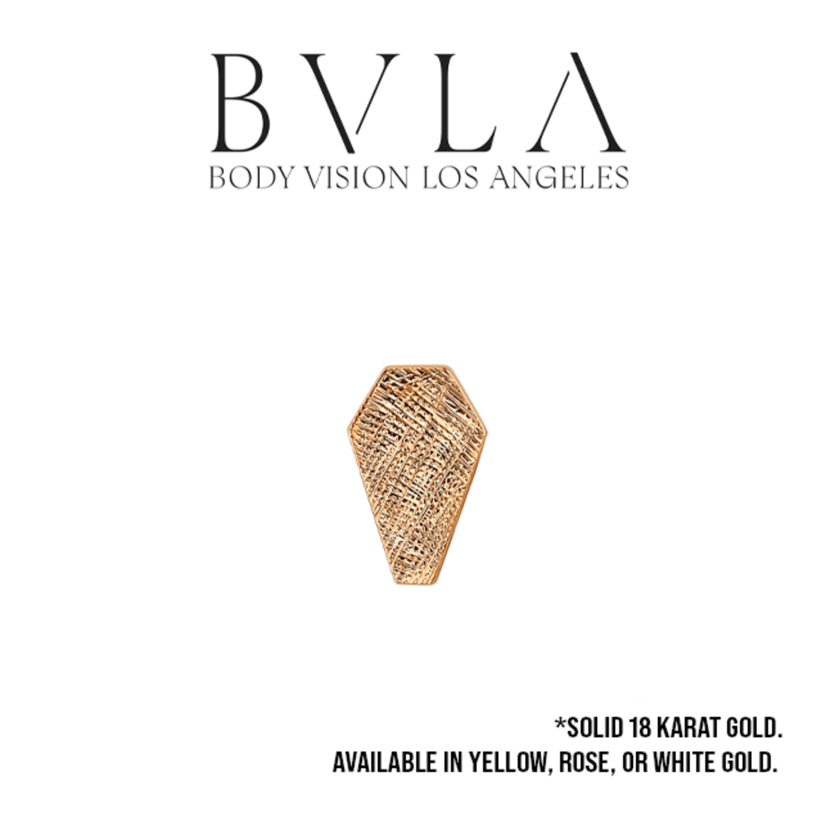 BVLA BVLA 6x4 "Flat Coffin" threaded end with Florentine Finish