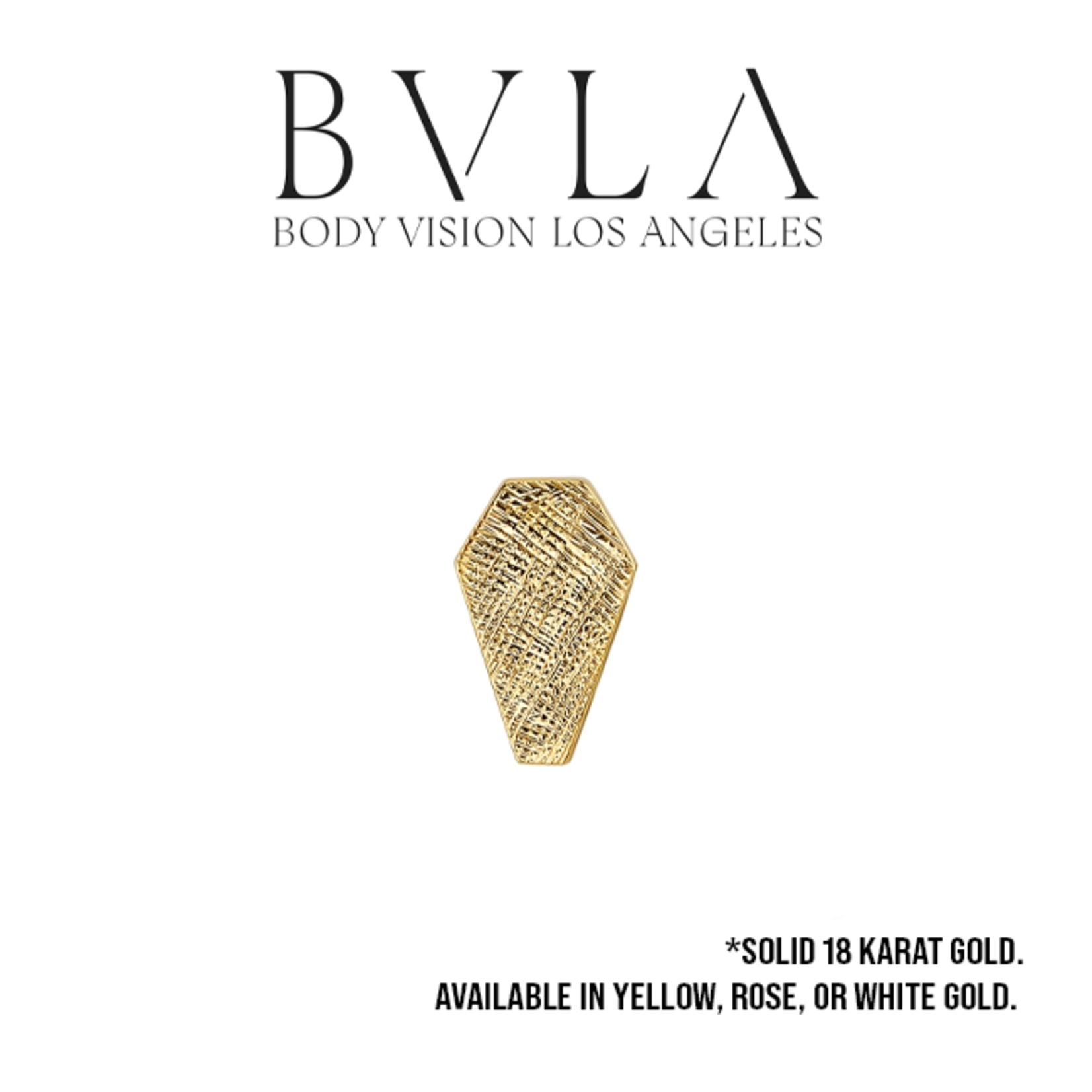 BVLA BVLA 6x4 "Flat Coffin" threaded end with Florentine Finish