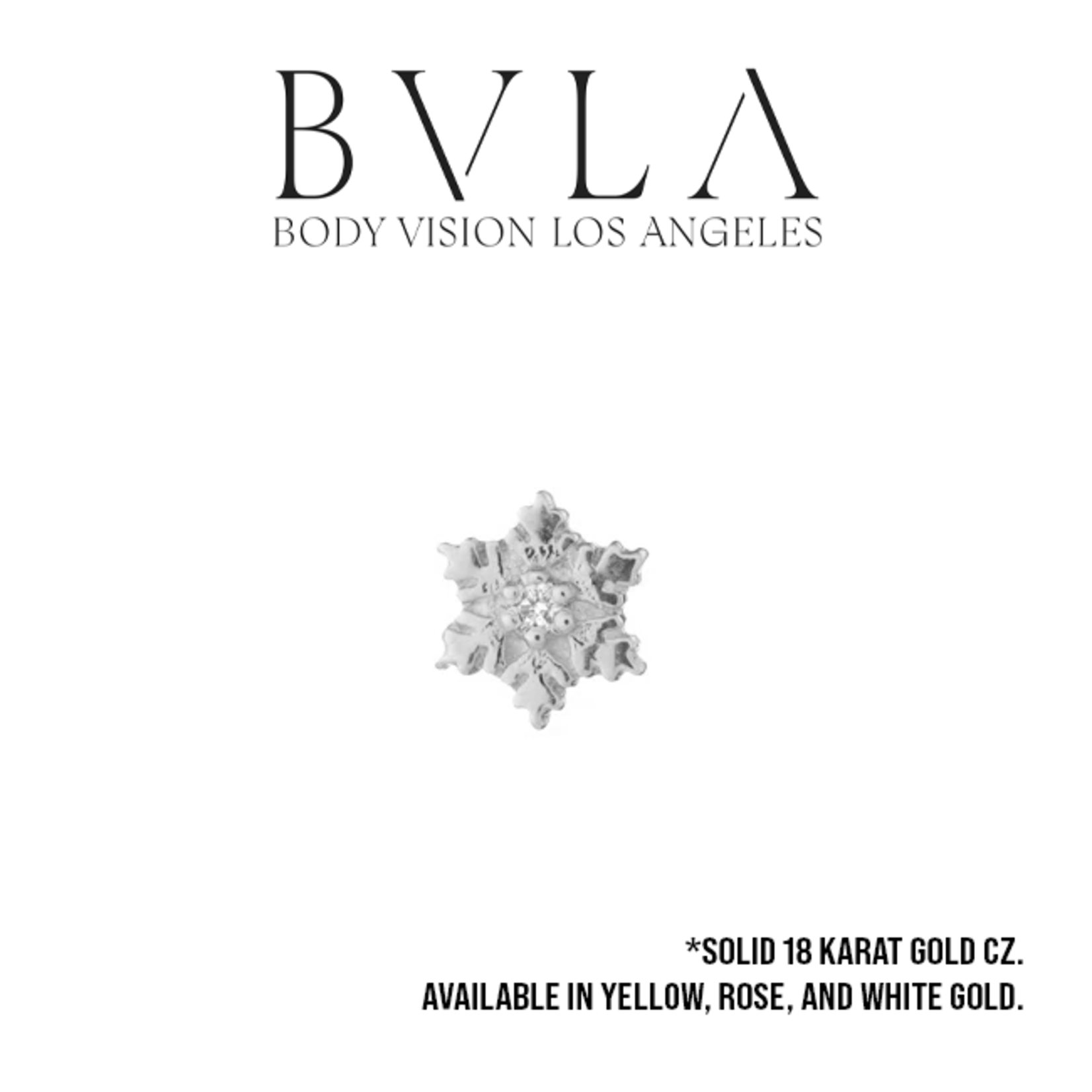 BVLA BVLA 5.0 "Snowflake" threaded end with 1.25 CZ