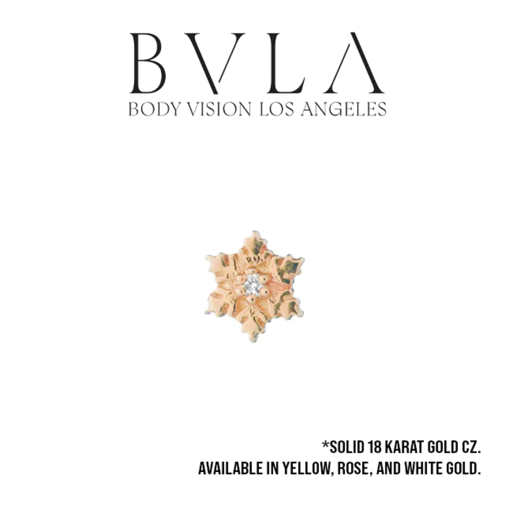 BVLA BVLA 5.0 "Snowflake" threaded end with 1.25 CZ